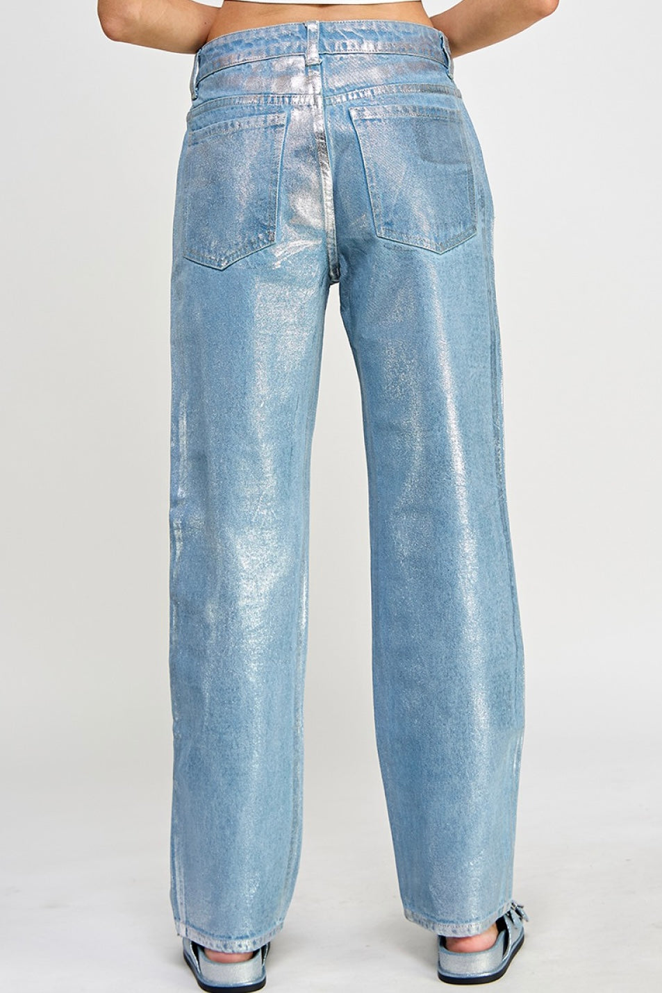METALLIC JEAN