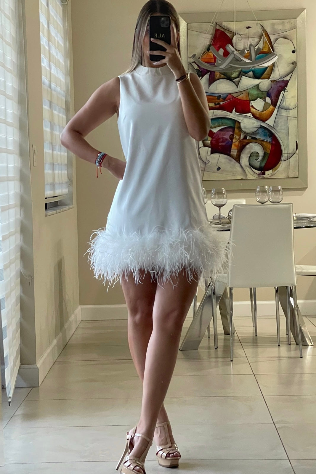 WHITE SWAN DRESS