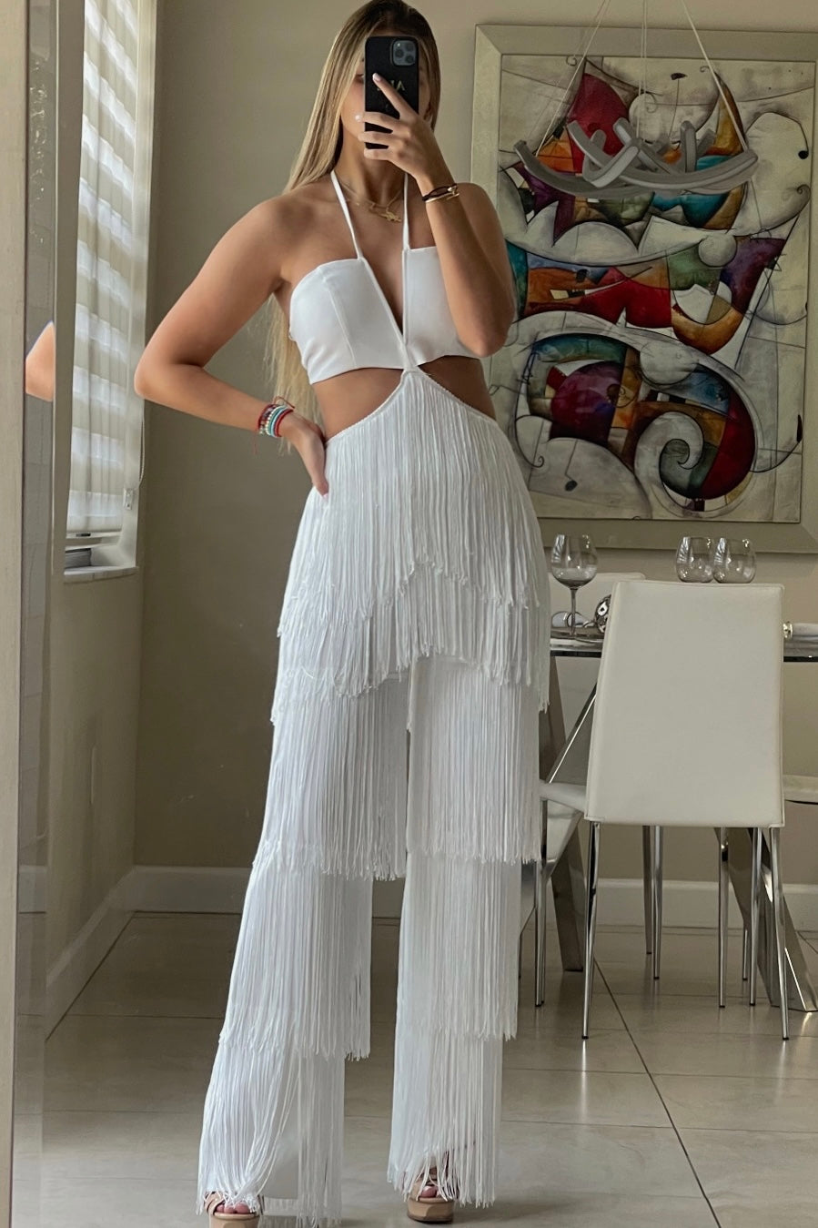 NUIT JUMPSUIT IN WHITE