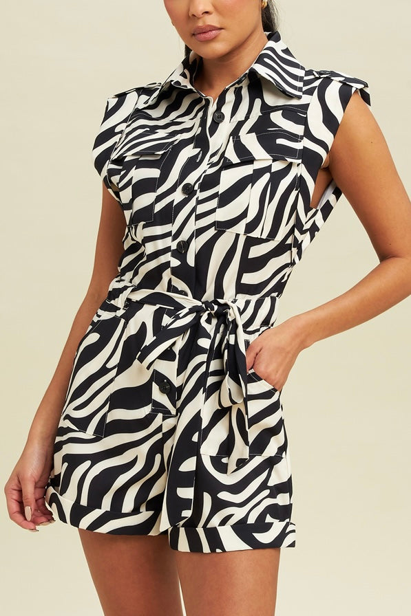 ZEBRA ROMPER